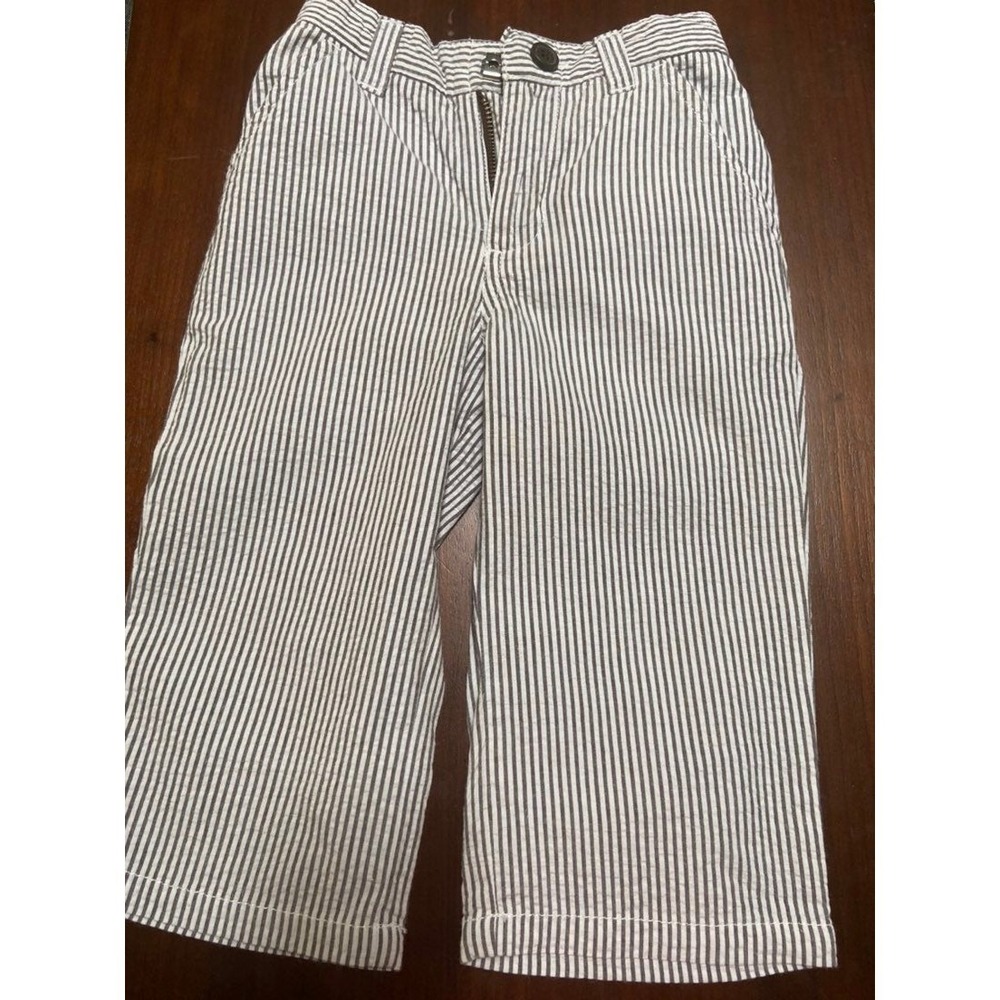 Gymboree Brown Seersucker Pants 12-18 mo